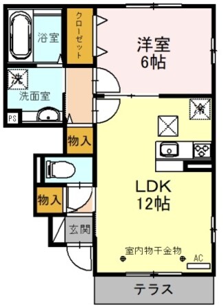 ラフィネの物件間取画像